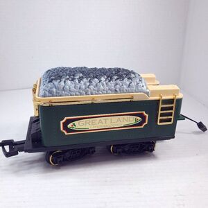 New Bright Greatland Holiday Express Train Christmas 1991 coal tender green READ